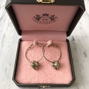 Juicy Couture Gold Hoop Earrings